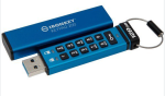 Kingston IronKey Keypad 200 128GB USB 3.2 Gen 1 Blå