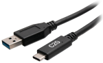 1.5ft USB 3.0 USB-C TO USB-A M/M BLK