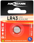  ALKALINE BUTTON CELL LR43