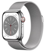Apple Watch S8 41 Sil Ss Sil Mil Cel