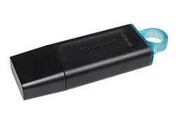 Kingston DataTraveler Exodia 64GB USB 3.2 Gen 1 Sort Blå