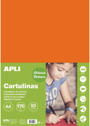 Apli A4 170 gram karton i orange 