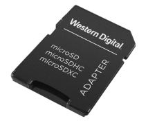 WDDSDADP01 micro SD Adapter w/WD marking