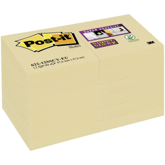 Post-it SS 51 x 51 mm blok i gul 