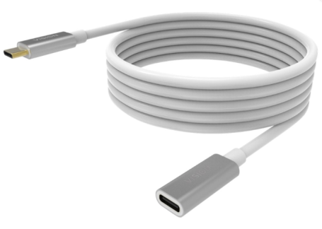 VISION 2m White USB-C extension cable