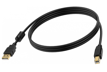 VISION 1m Black USB 2.0 cable