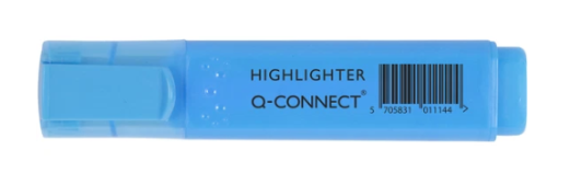 Q-connect tekstmarker blå 