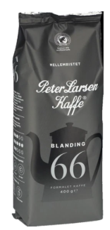 Peter Larsen Blanding 66 formalet kaffe 400g 